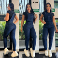 Braga enteriza en jeans stretch para dama 558