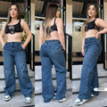cargo en jeans de dama (rigido) 9069