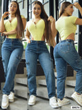 cargo en jeans de dama 9074
