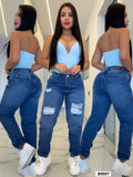 cargo en jeans de dama 9097