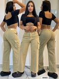 cargo en jeans de dama 9083